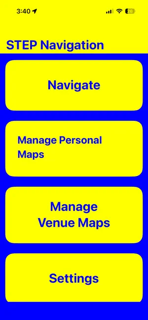 STEP Navigation screenshot 2