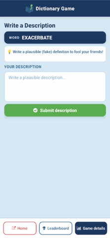 Dictionary Game! Screenshot 2 of 6