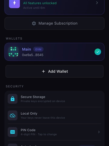 QuickSend - Send Crypto Fast iPad screenshot