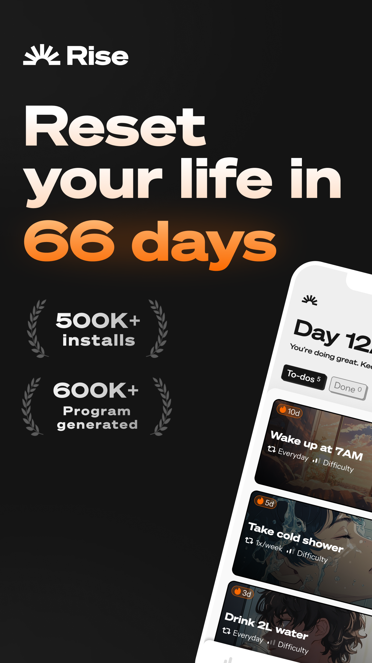 Rise: Life reset in 66 days screenshot 1