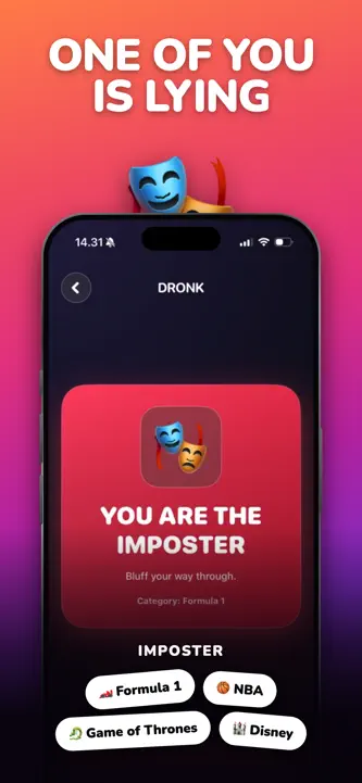 Dronk: $20 Draft & Party Games screenshot 2
