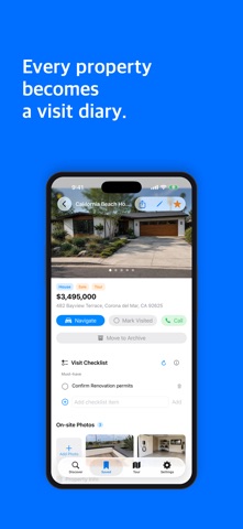 House Hunt Diary screenshot