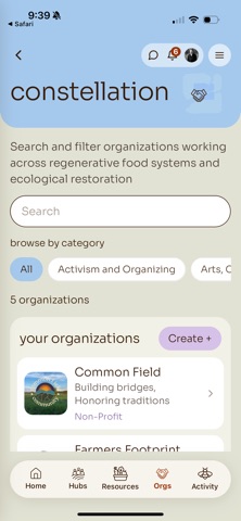 Biome Collective iPhone screenshot