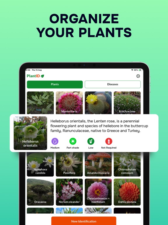 Plant Identifier: Nature ID AI iPad screenshot 4 - Education app