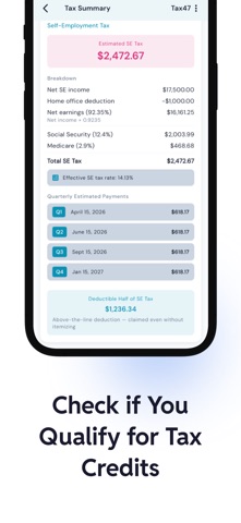 Tax Calculator USA - Tax47 iPhone screenshot