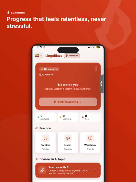 Learn Indonesian - LingoBlaze iPad screenshot