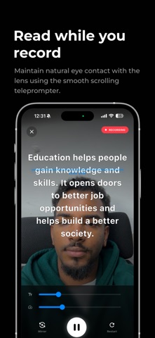 Teleprompter: Record Video Screenshot 3 of 5