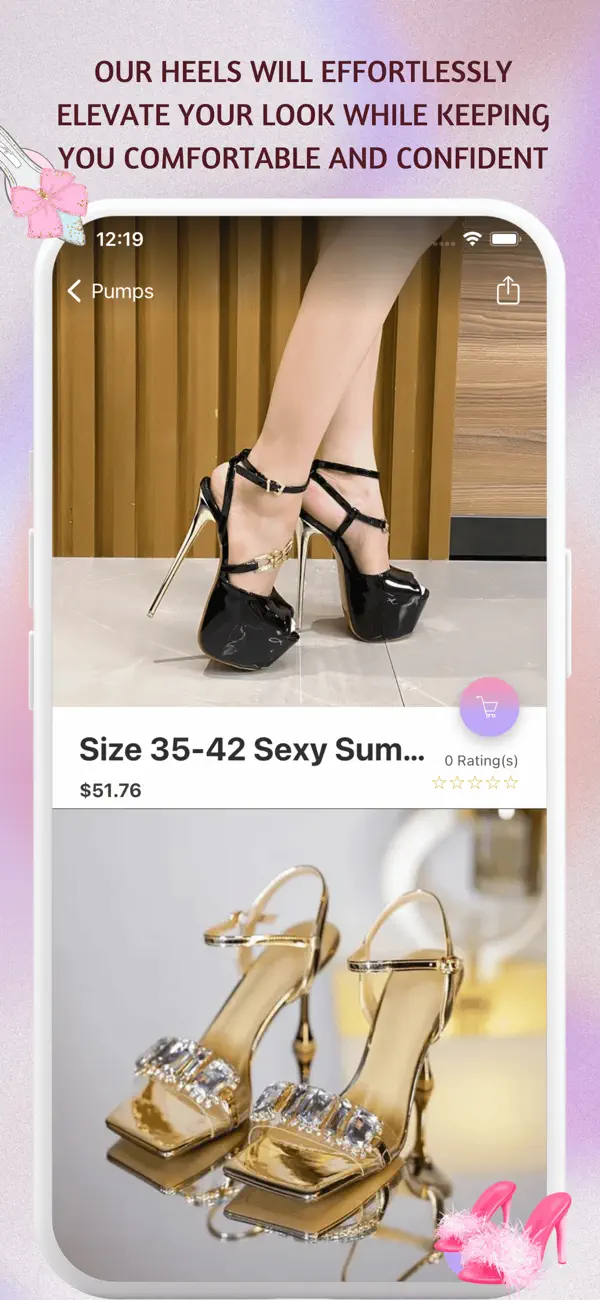 Screenshot #1 pour Mode féminine chaussures