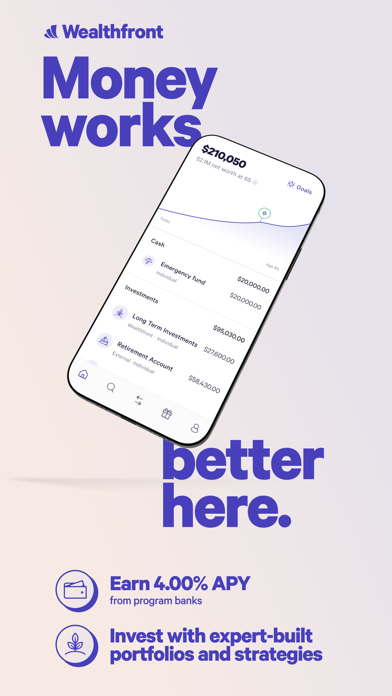 Wealthfront: Save and Invest Screenshot