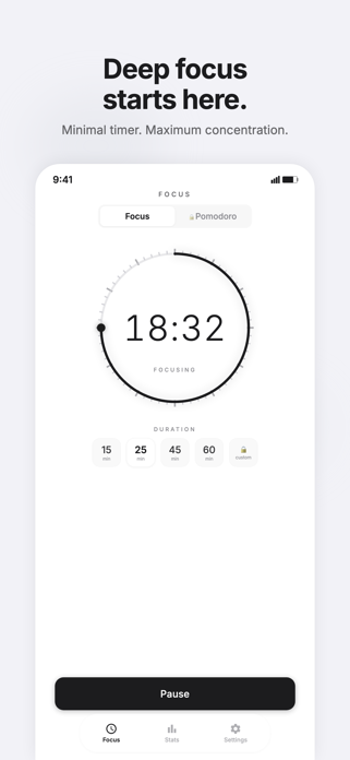 FocusBlocks — Deep Work Screenshot 1 of 3