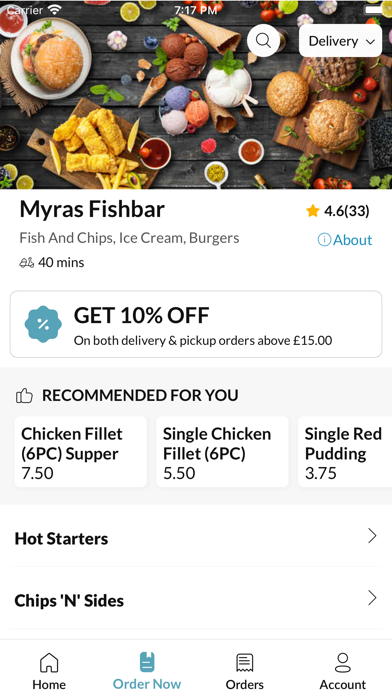 Myras Fishbar Screenshot