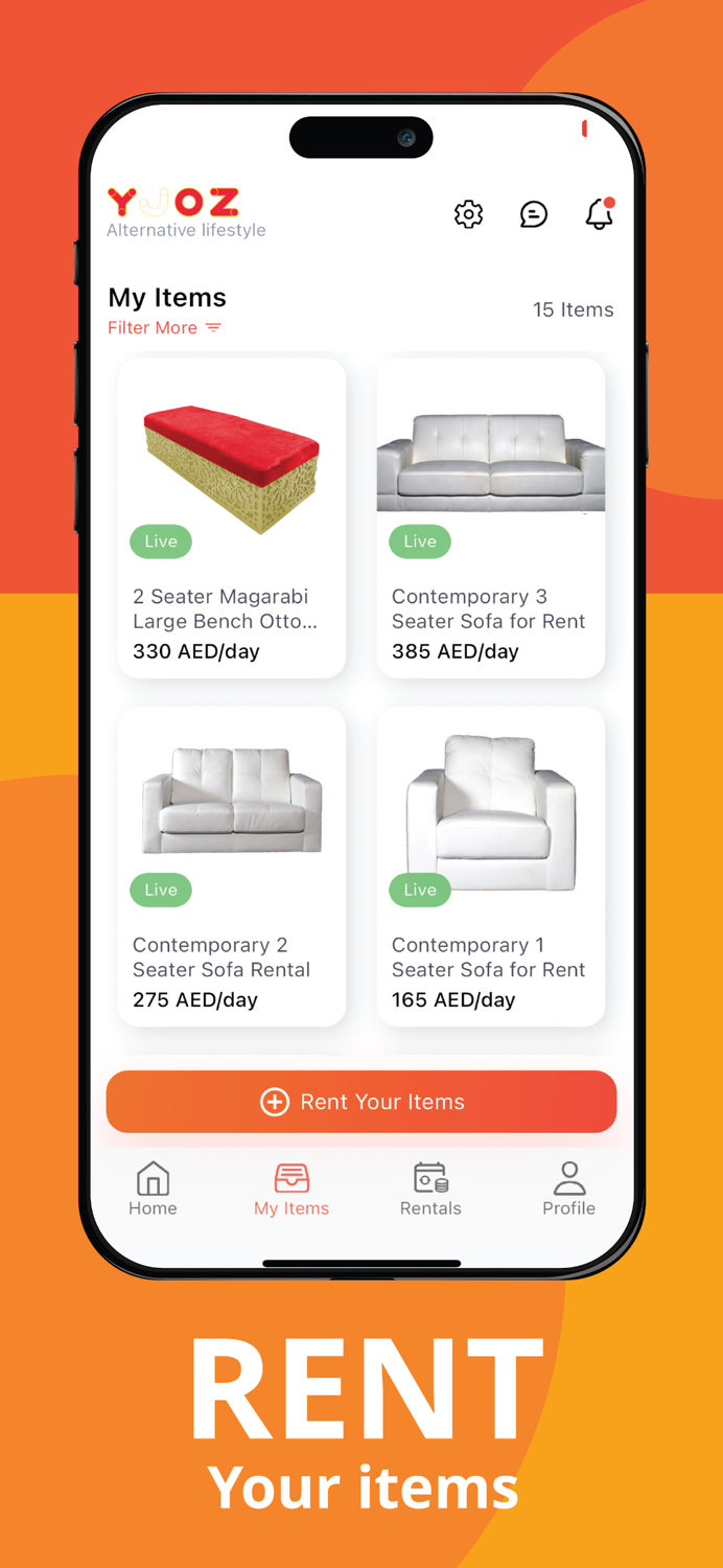 Yjoz Rental  Booking