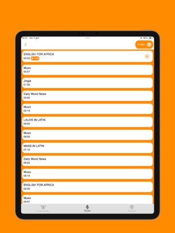 Radio Vaticana iPad screenshot 3