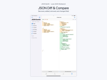 JSON DevKit Editor iPad screenshot 2