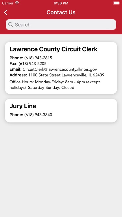 Lawrence Co Circuit Clerk IL