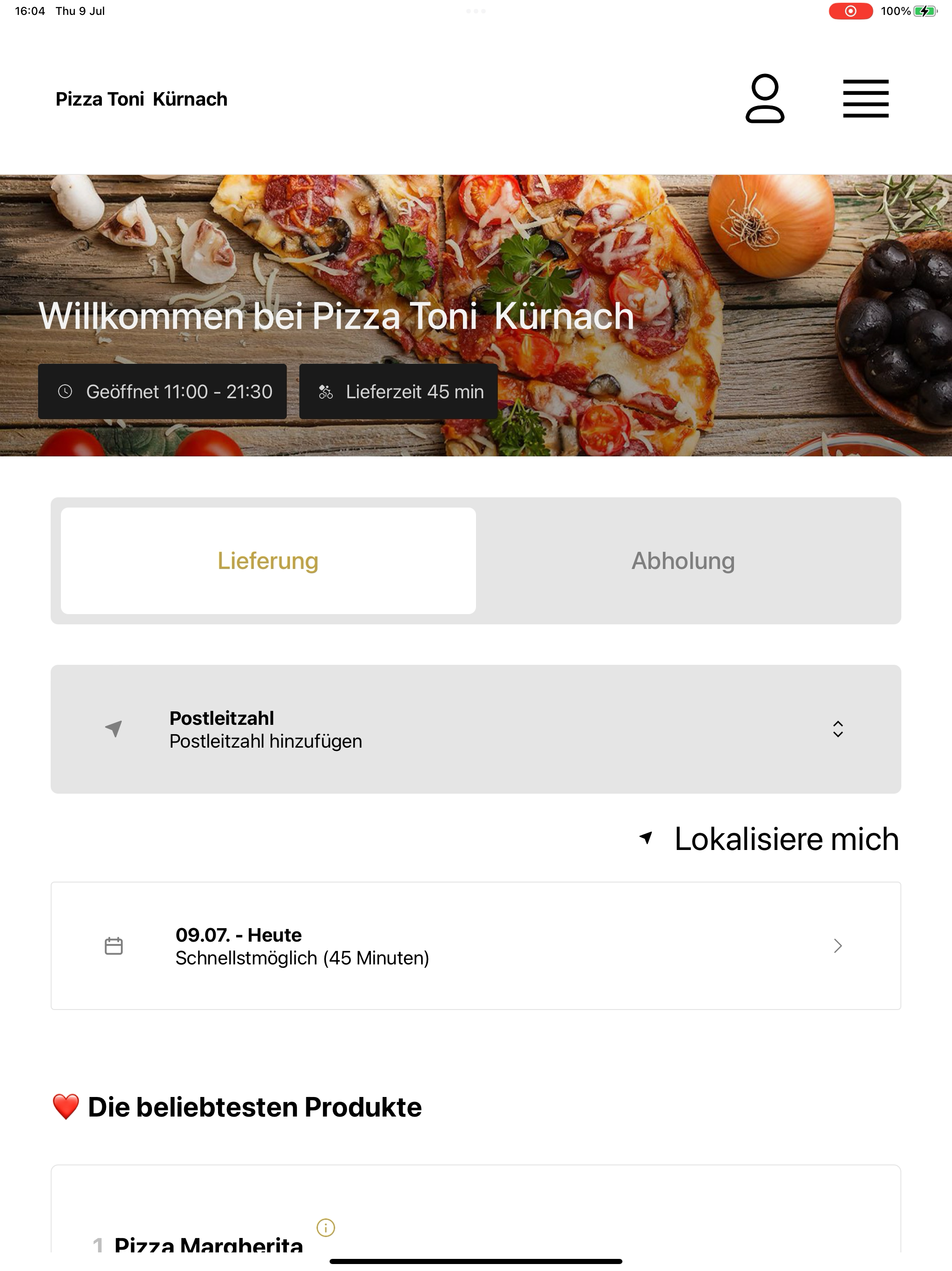 Pizza Toni Kürnach screenshot 8
