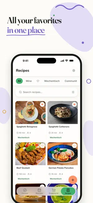 Wochentisch: Meal Planner screenshot 4