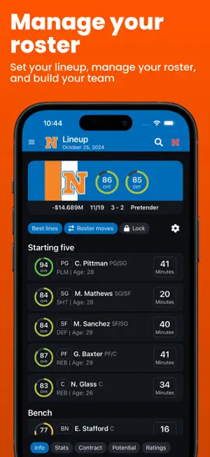 Basketball Legacy Manager 26 screenshot 1
