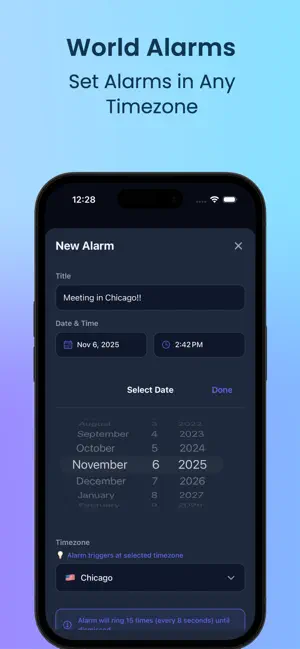 Across Time - World Clock screenshot 3