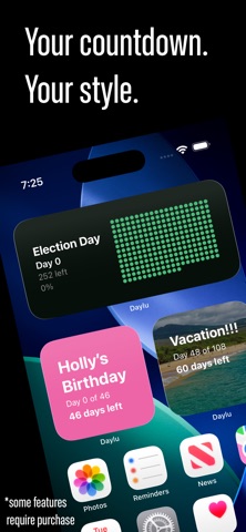Daylu: Countdown Day Tracker Screenshot 2 of 5