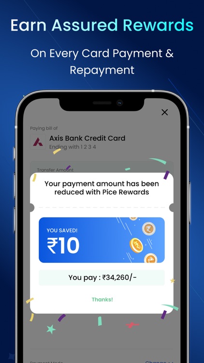 Pice: Credit Card Bill Payment