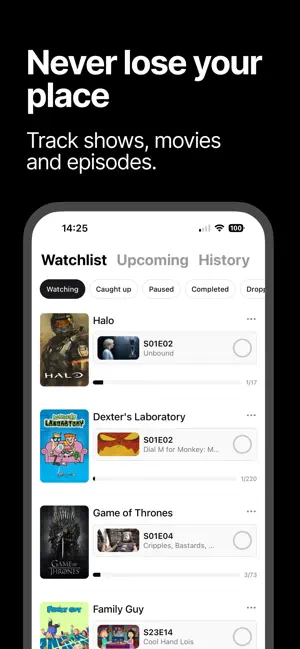BingeBoxd: TV & Movie Tracker iPhone screenshot 2