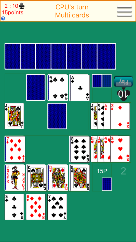 #6. Capture 40 Points Card Game (iOS) Podle: Shen Zhongyuan