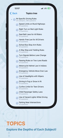 Indiana DMV Practice Test iPhone screenshot