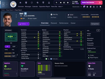 Football Manager 26 Touch iPad screenshot