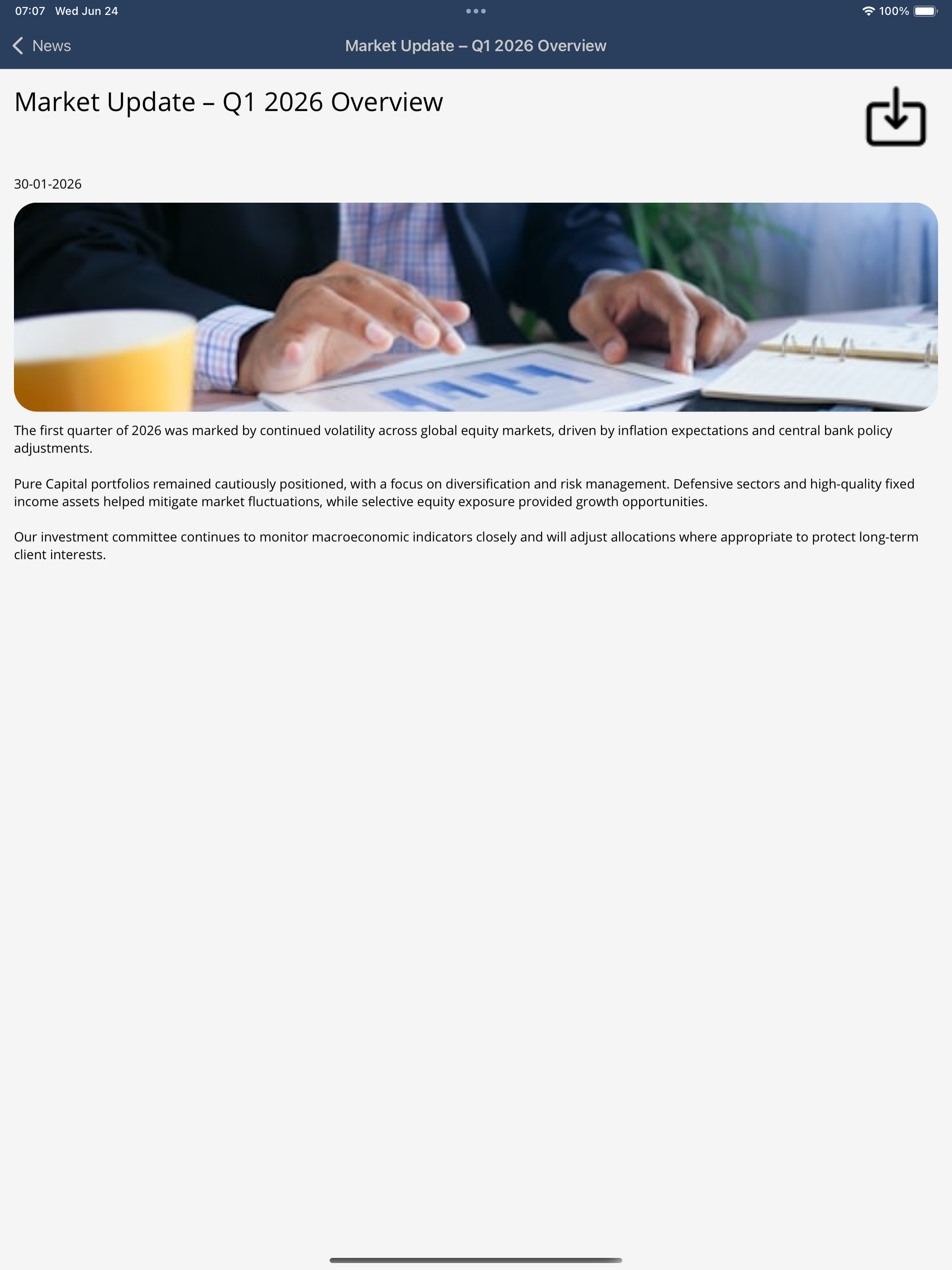 Pure Capital Mobile screenshot 12