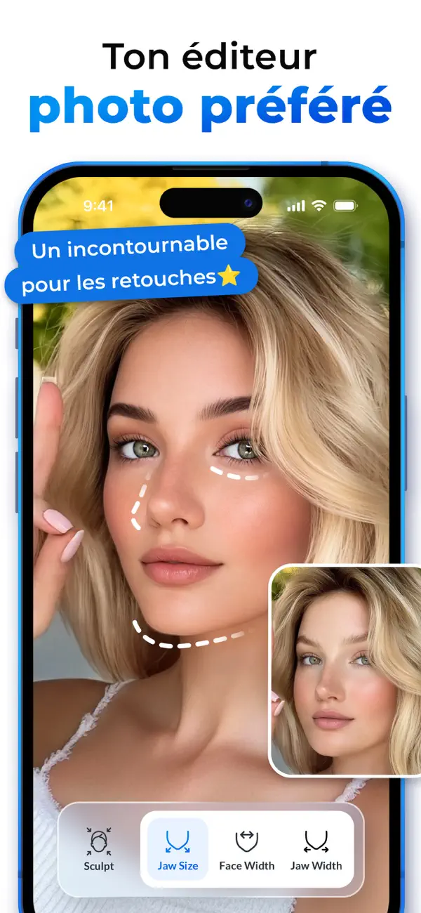 Screenshot #1 pour Facelab: Retouche Visage・Corps