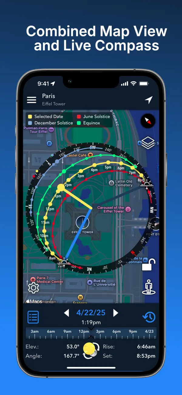 Screenshot #2 pour Lumos: Sun and Moon Tracker