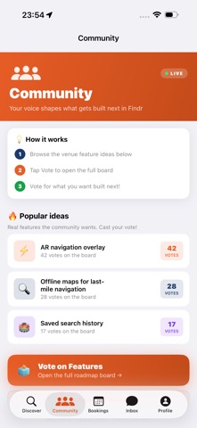 Findr: Venue & Space Booking screenshot