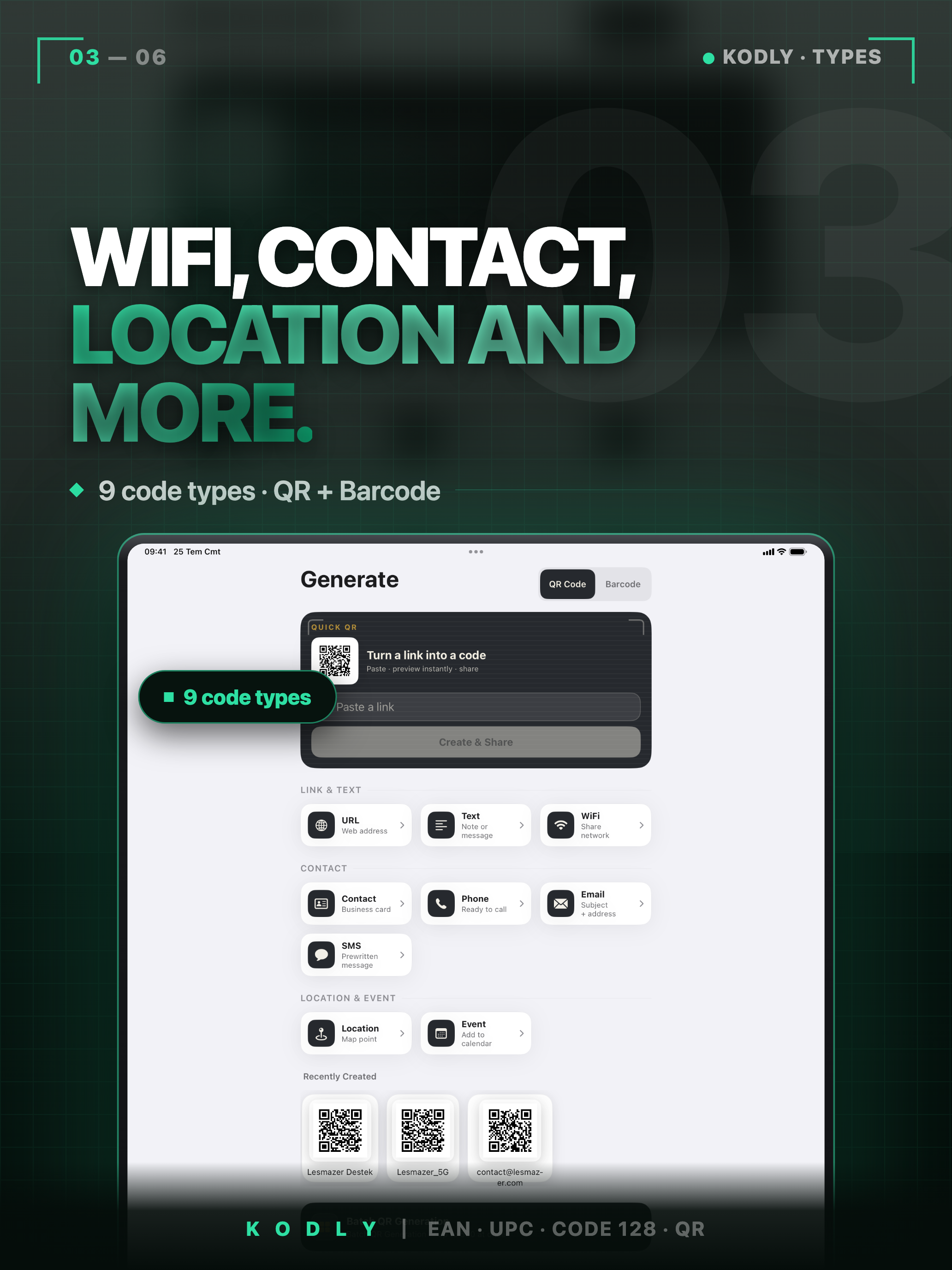 Kodly: QR Code Maker & Scan screenshot 9
