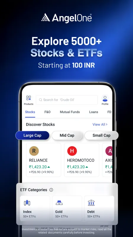 Angel One: Stocks, Mutual Fund screenshot 2 of 8