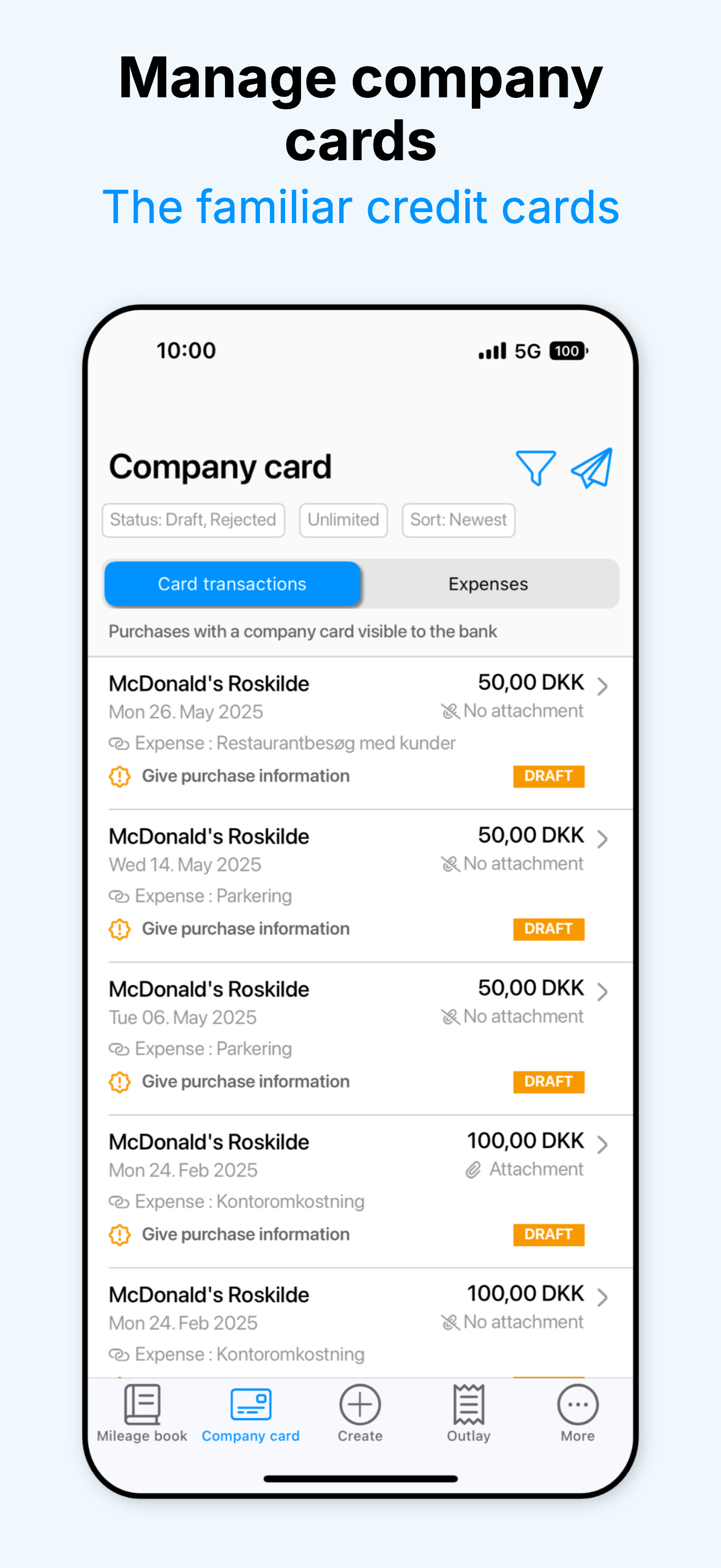 Mileage Book Business