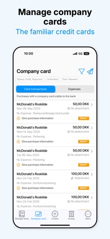 Mileage Book Business screenshot