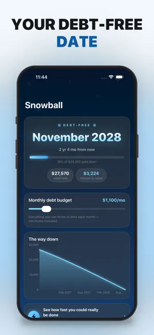 Snowball: Debt Free Now screenshot 1