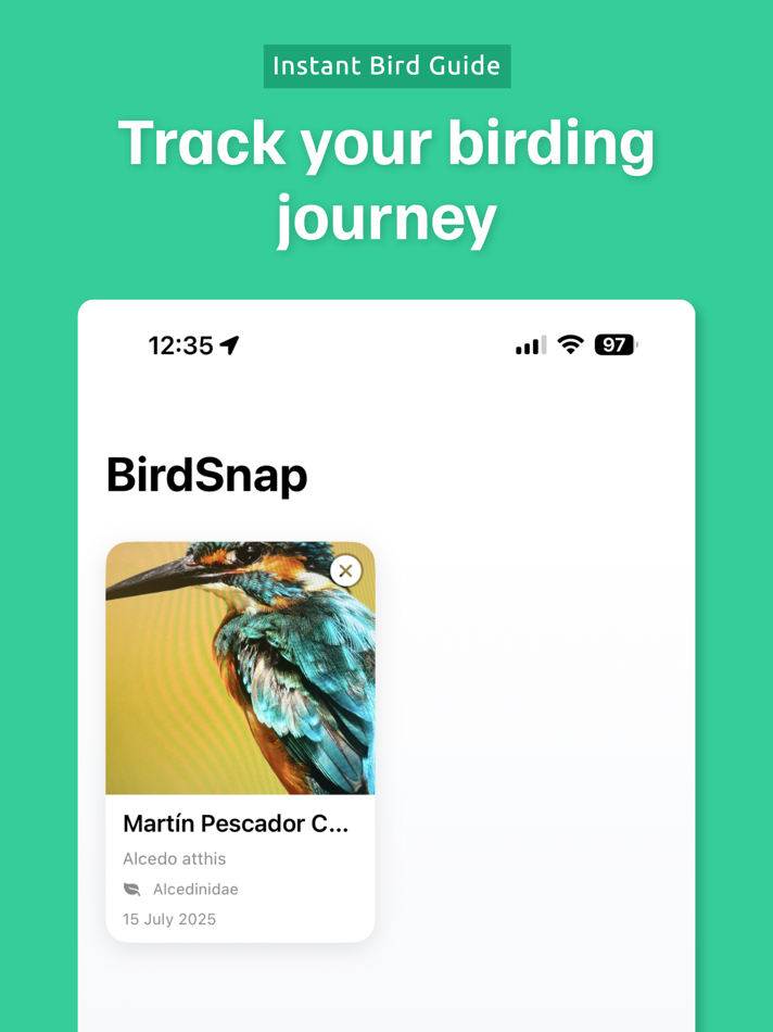 #3. Bird Identifier AI: BirdSnap (iOS) By: Siham Aater Taleb