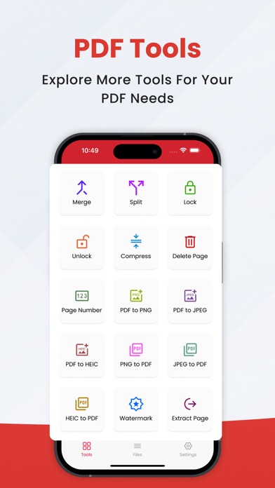 Photos to PDF Converter App + Screenshot