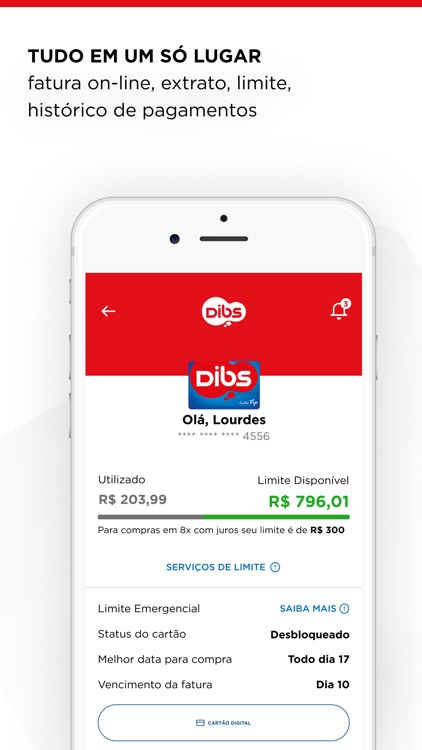 Cartão Dibs
