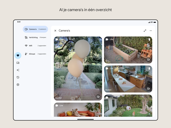 Google Home iPad app afbeelding 5