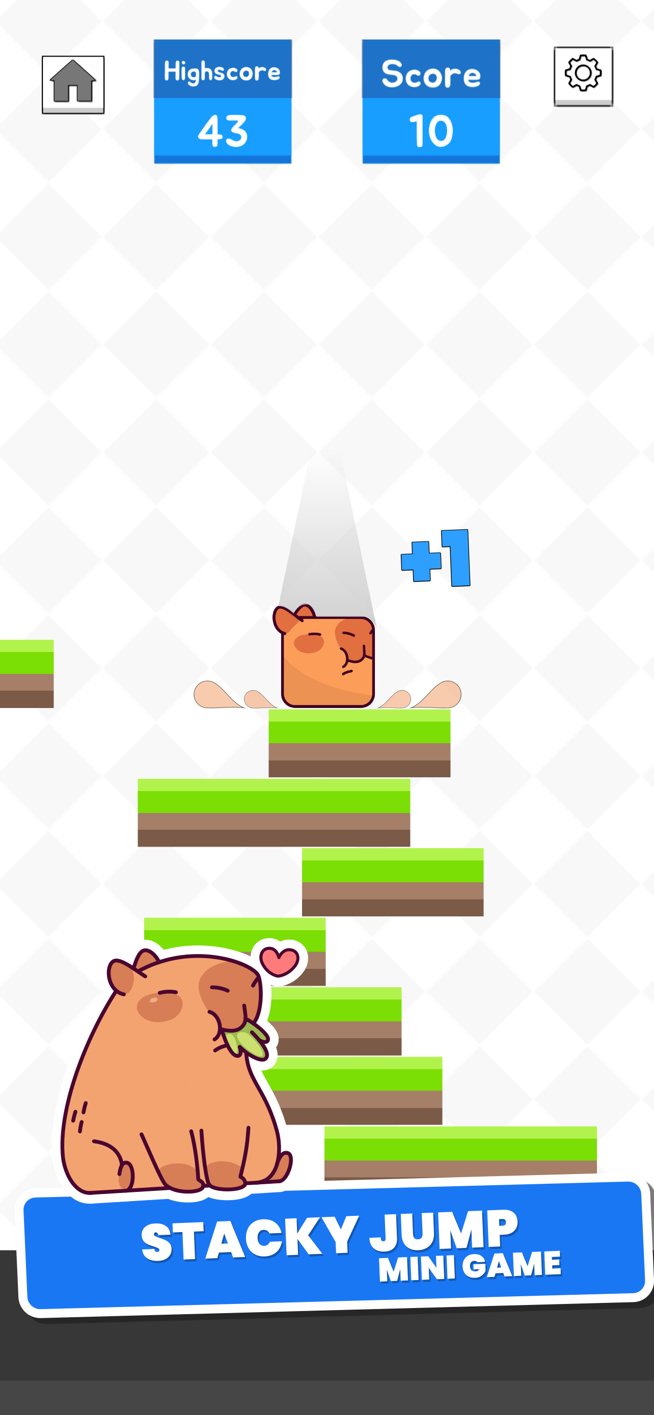 Stacky Capybara: Tap & Stack screenshot 3