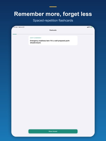 Yachtmaster Theory Prep iPad screenshot