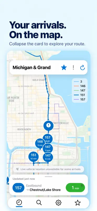 Transit Stop: CTA Tracker. screenshot 3 of 6