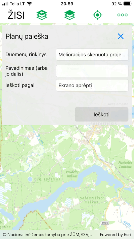 #6. ŽISIS (iOS) Podle: Valstybes imone Valstybes zemes fondas