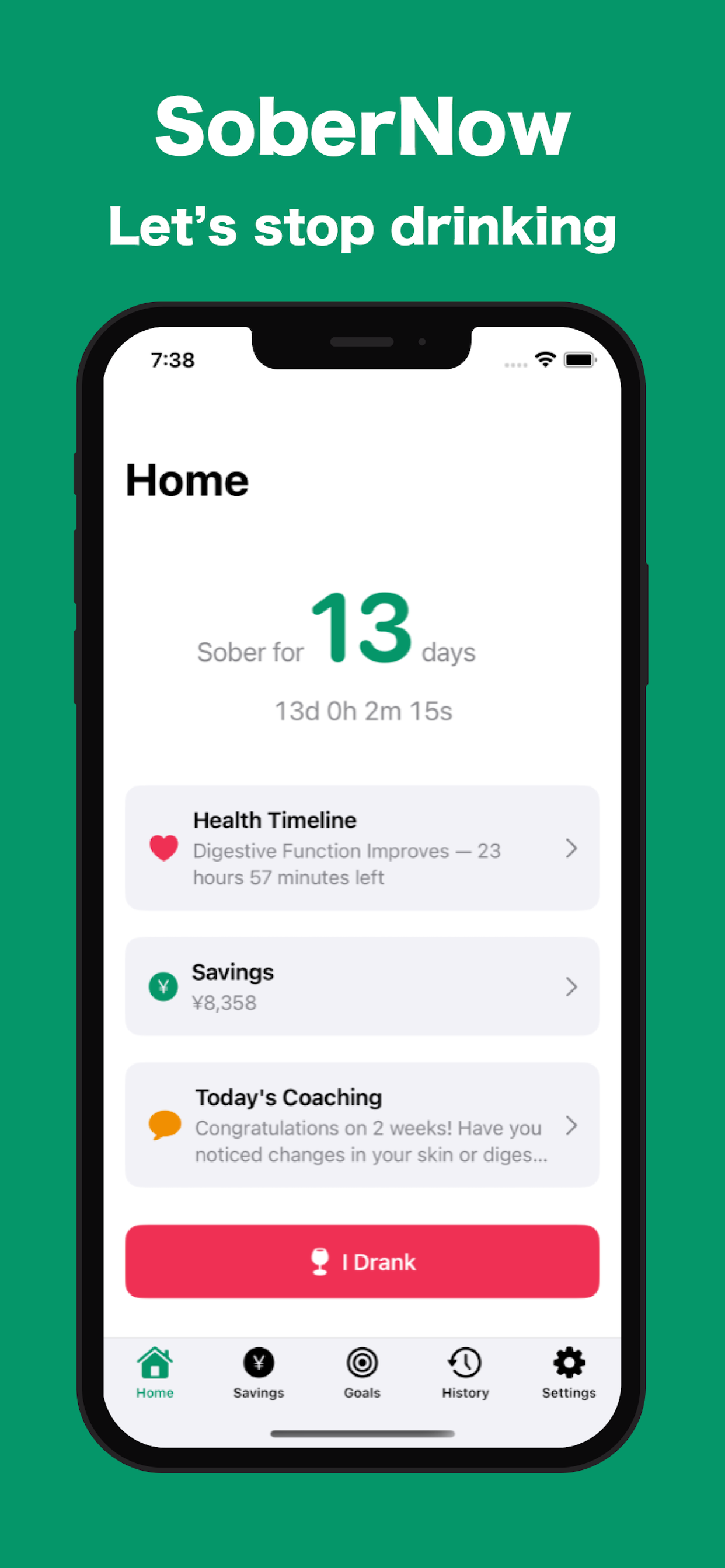 SoberNow - Quit Drinking screenshot 5