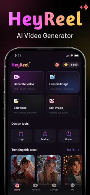 HeyReel: AI Video &Photo Maker screenshot 1