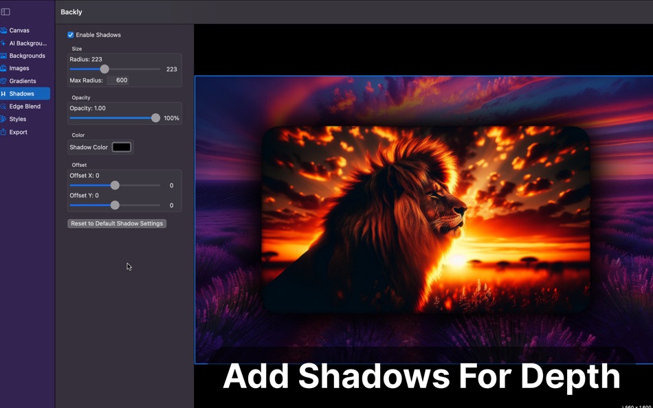 #3. Backly - Image Backgrounds (macOS) 作者: Evan Jones