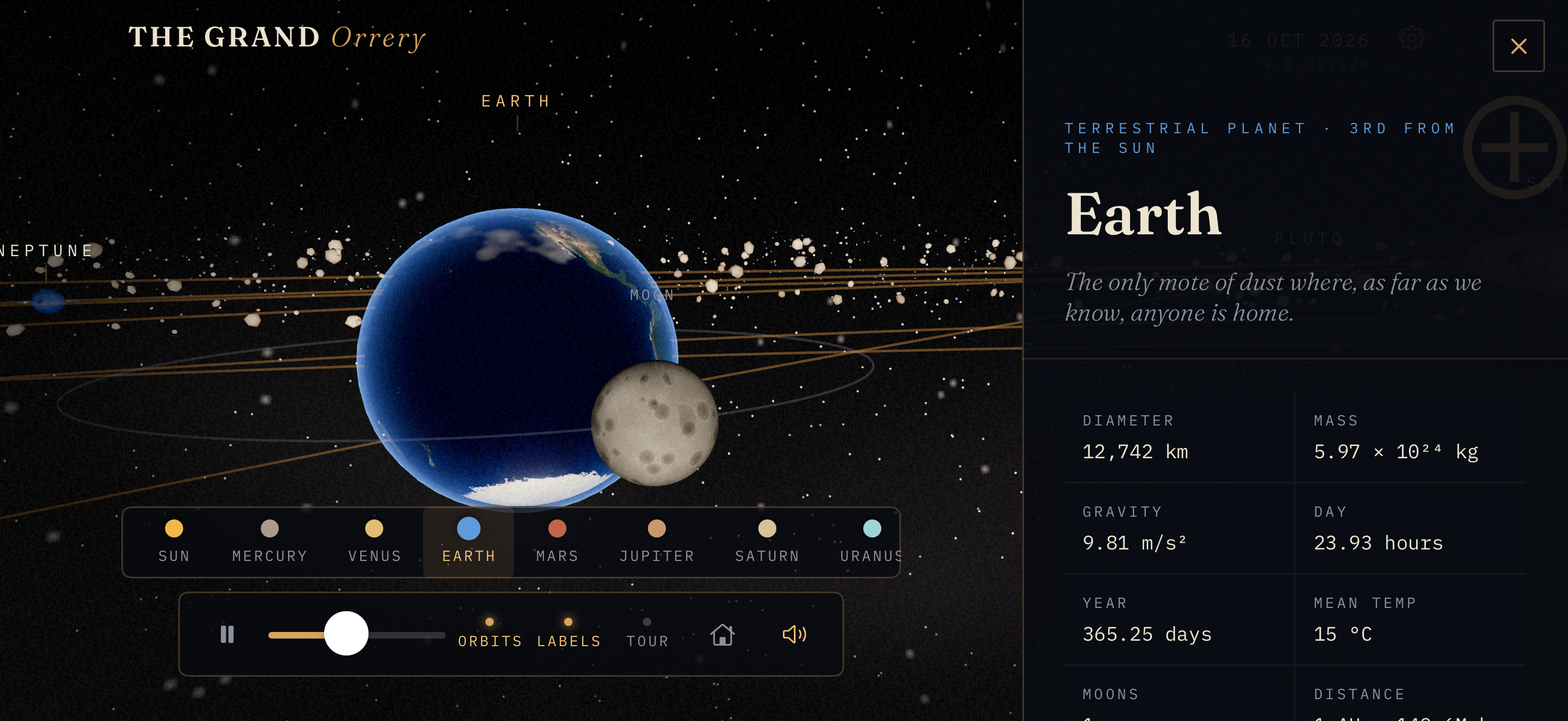 The Grand Orrery screenshot 4